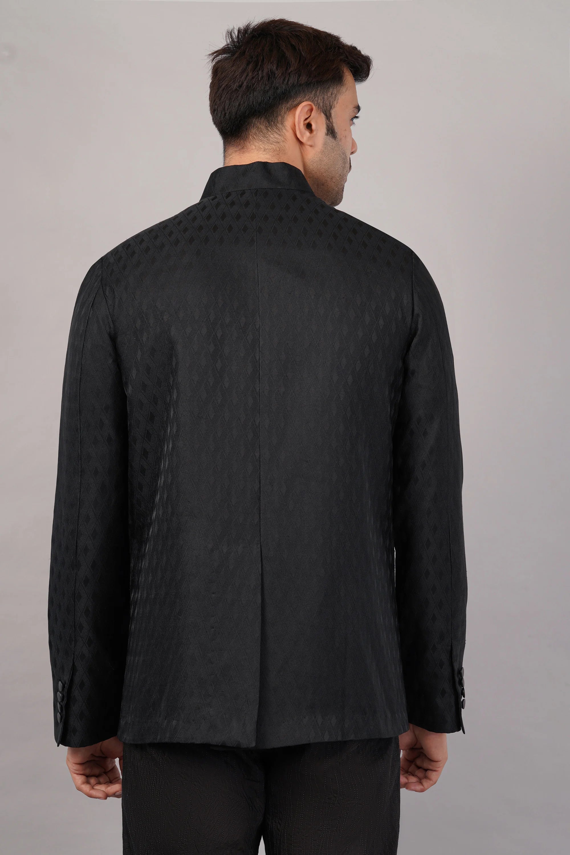 Tanchoi Jali Jacket Black