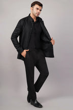 Tanchoi Jali Jacket Black