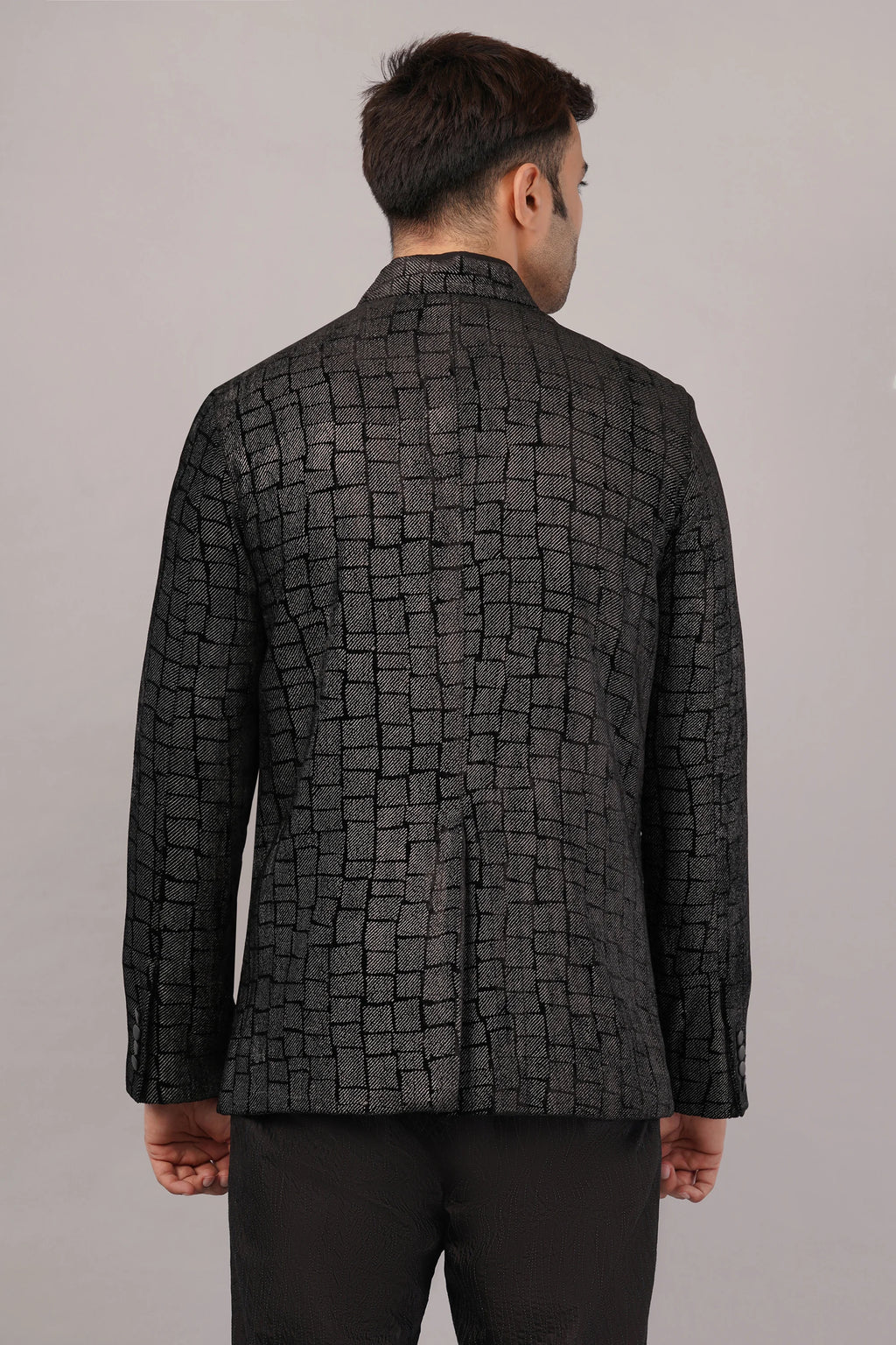 Velvet & Foil  Jacket Black