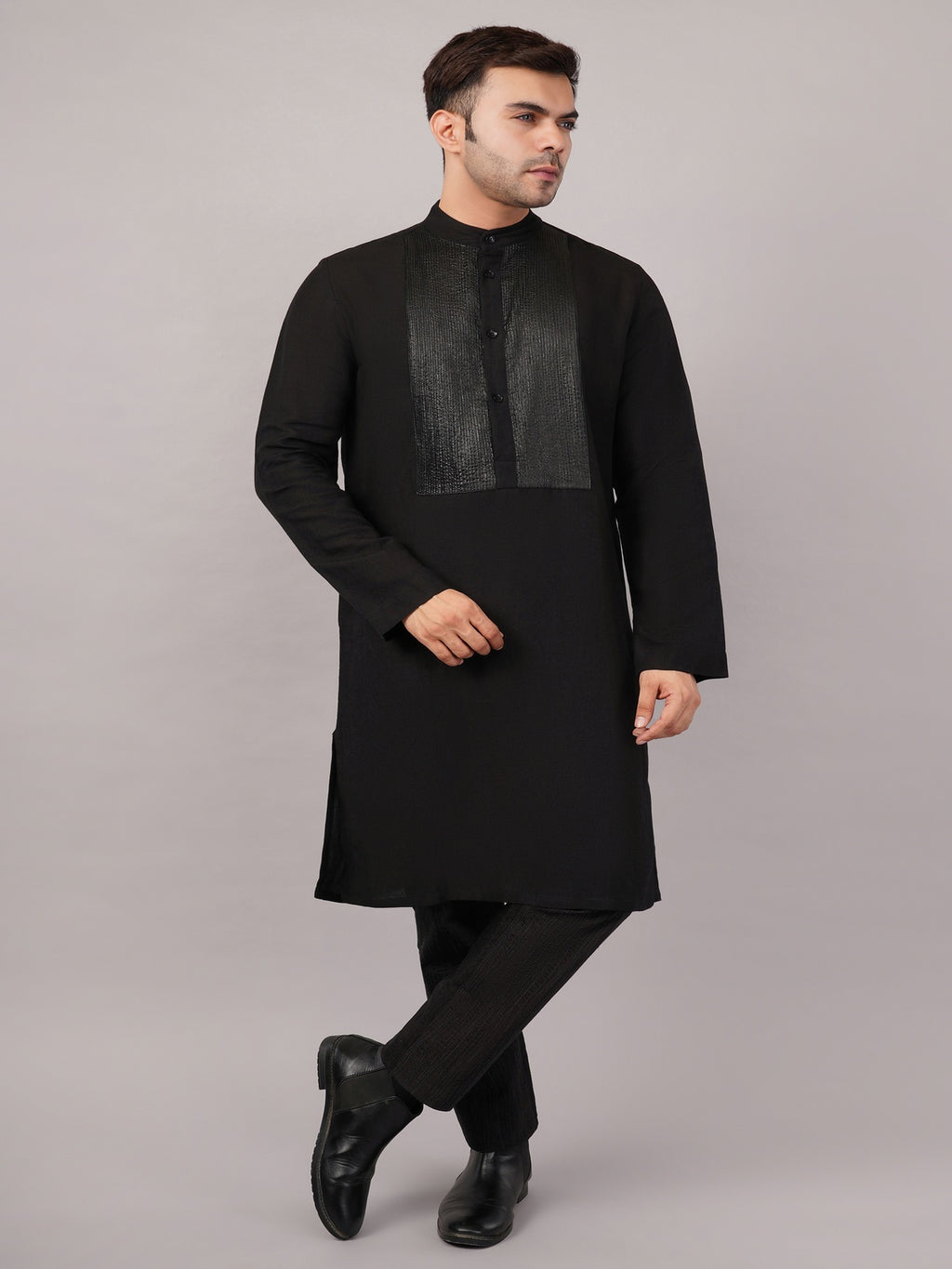 Foil Pintuck Kurta