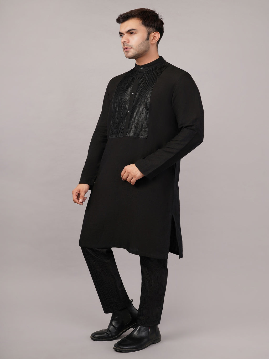 Foil Pintuck Kurta