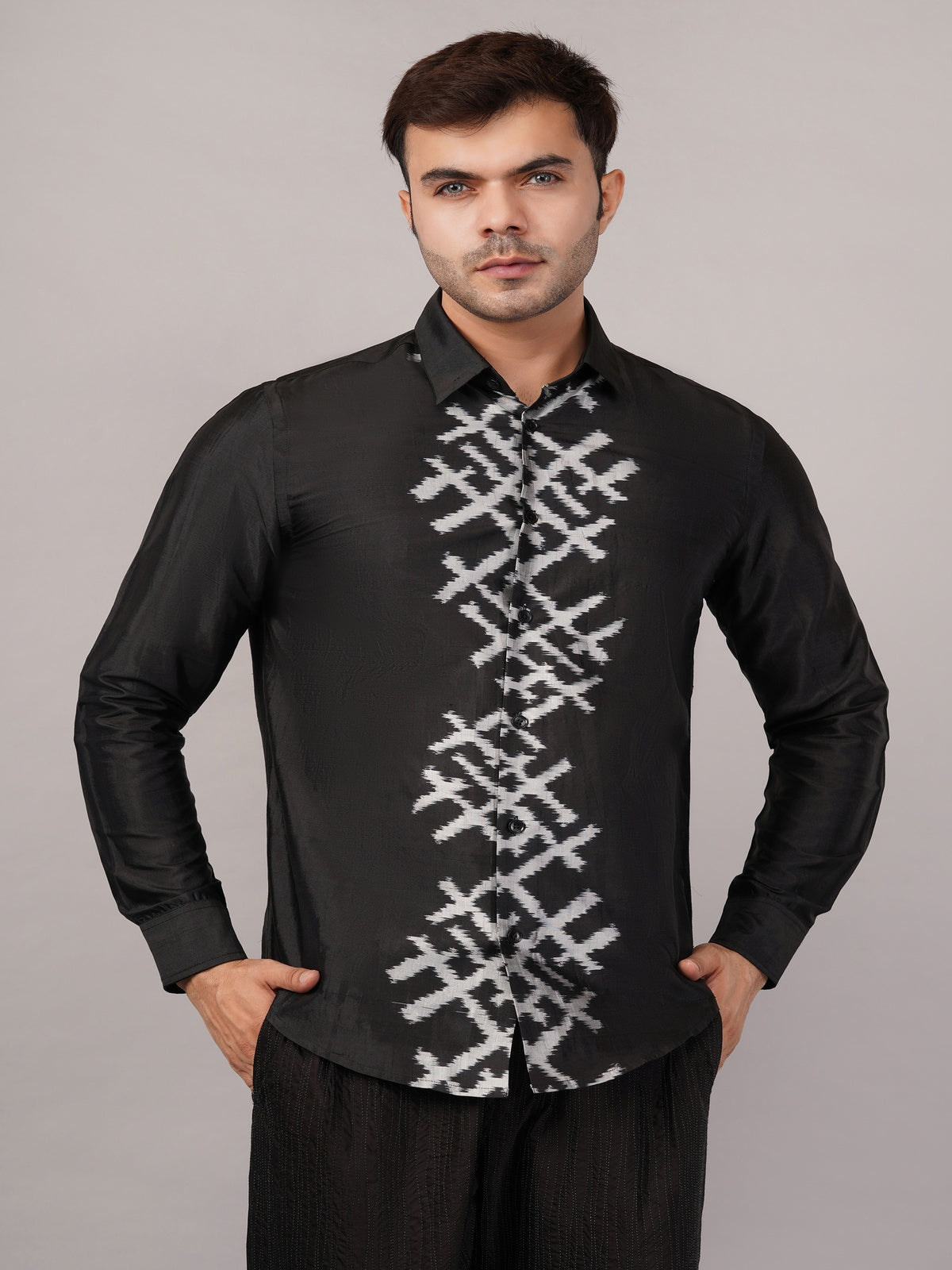 Lattice Ikat Shirt