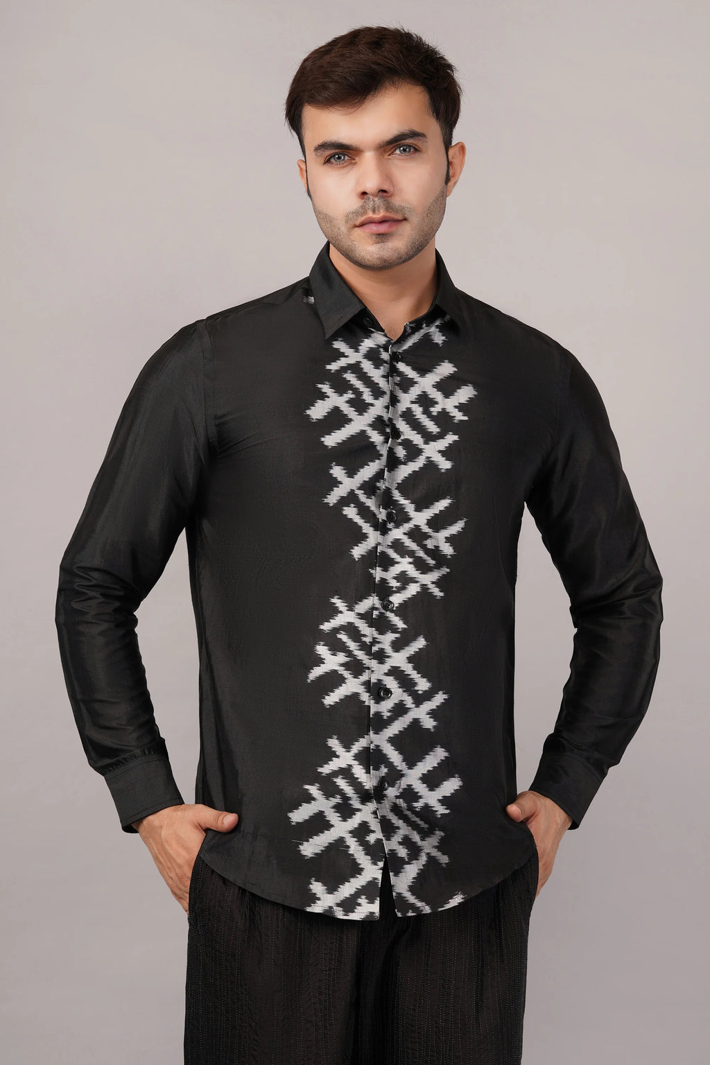 Lattice Ikat Shirt