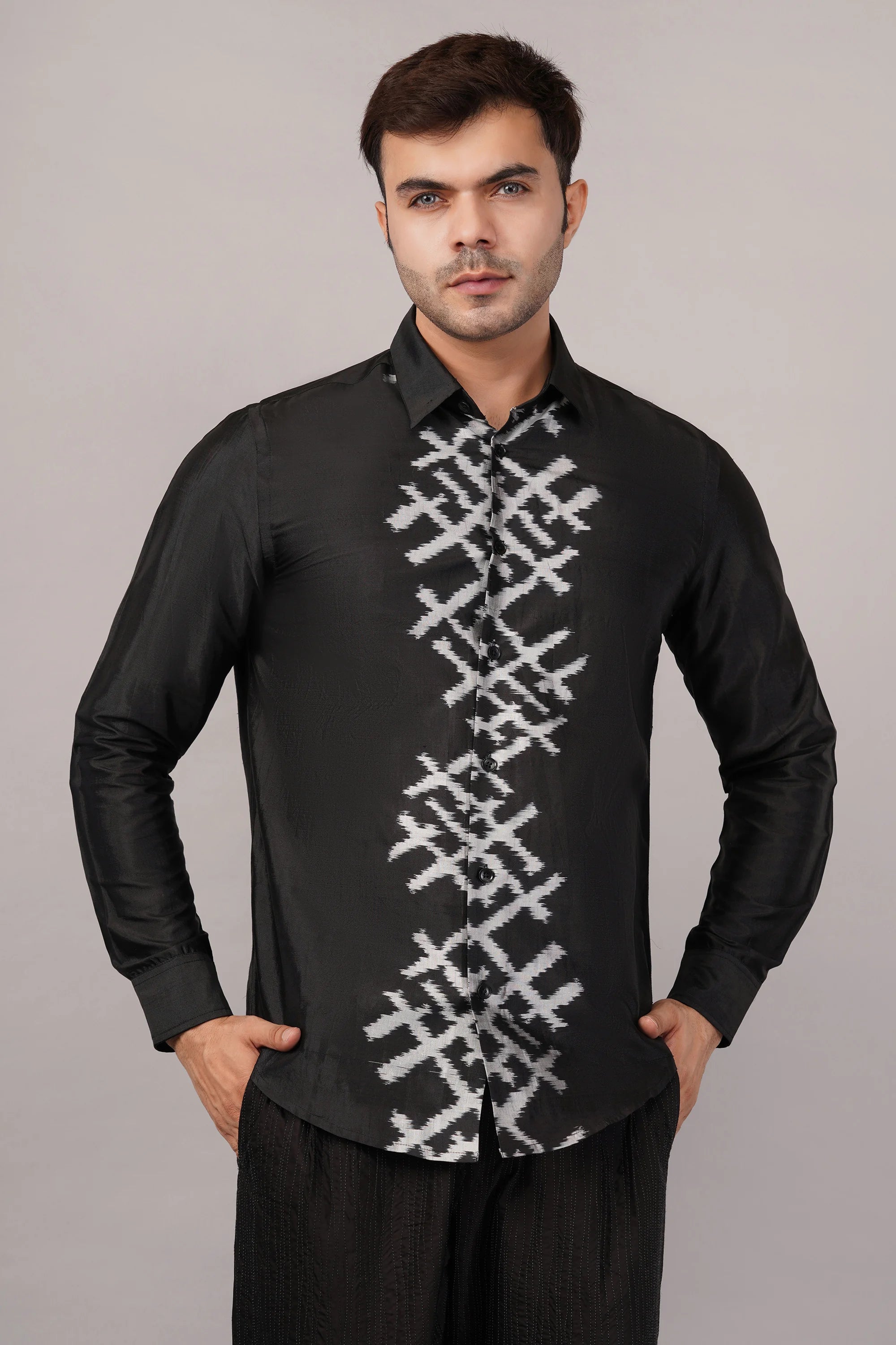 Lattice Ikat Shirt
