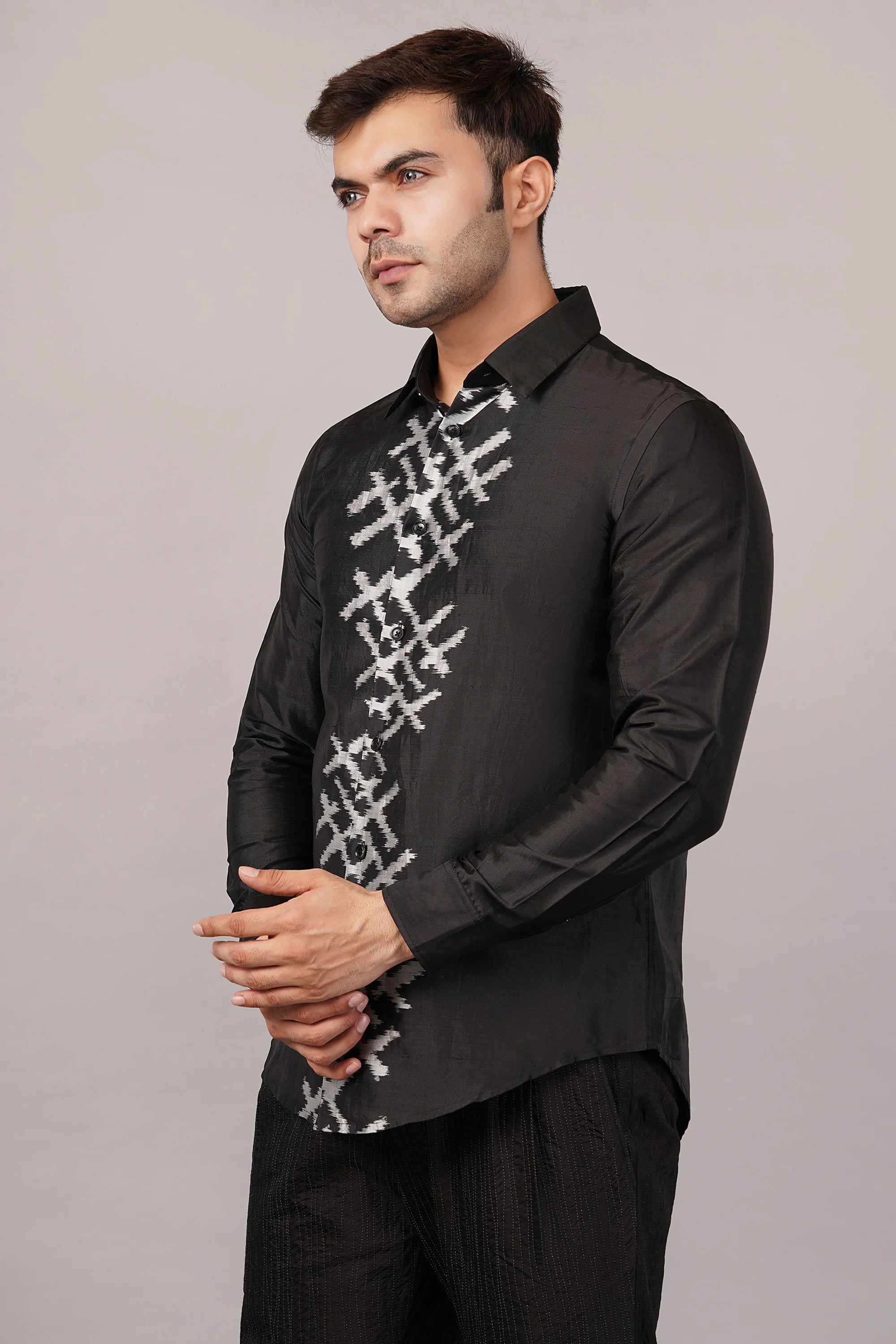 Lattice Ikat Shirt