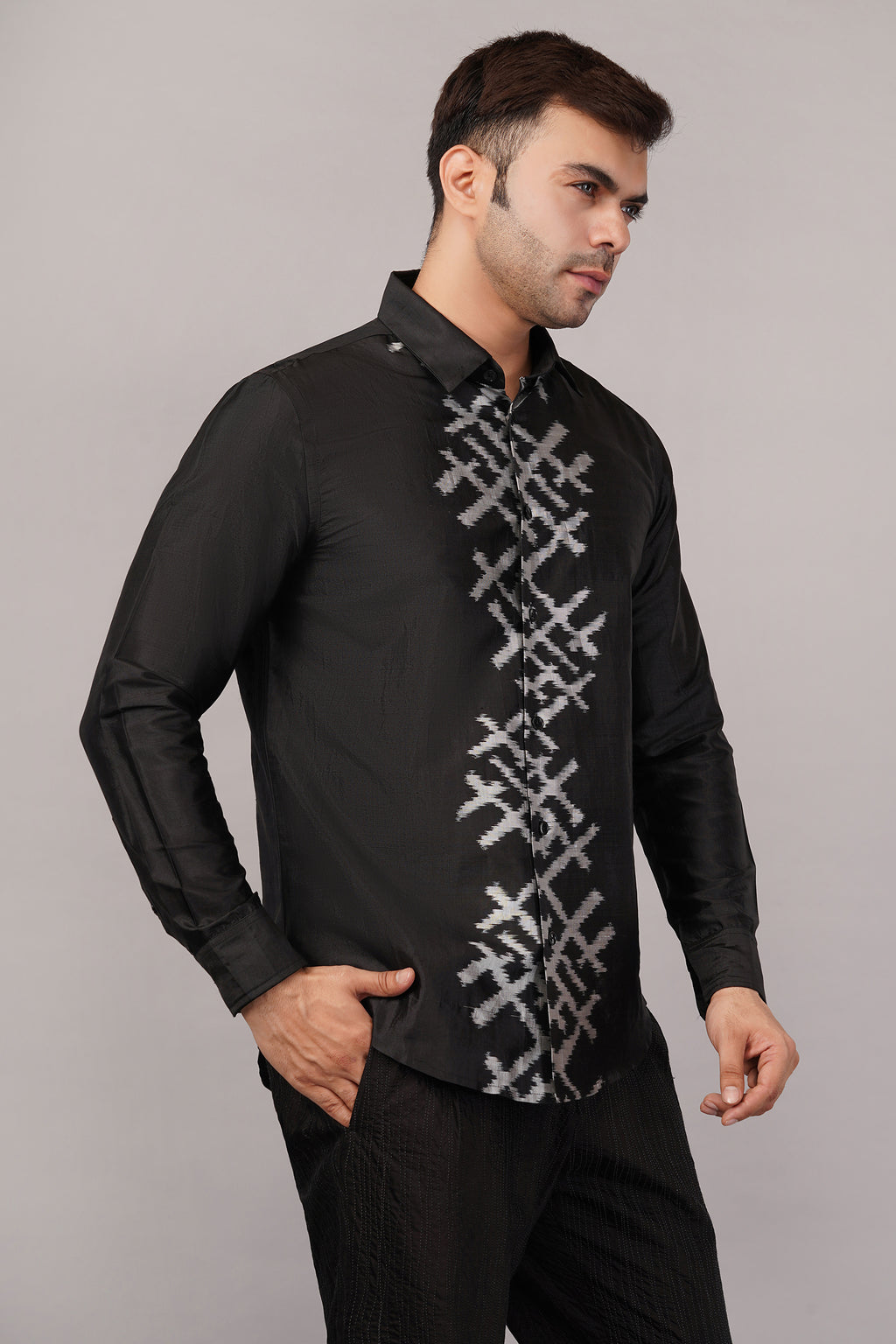 Lattice Ikat Shirt