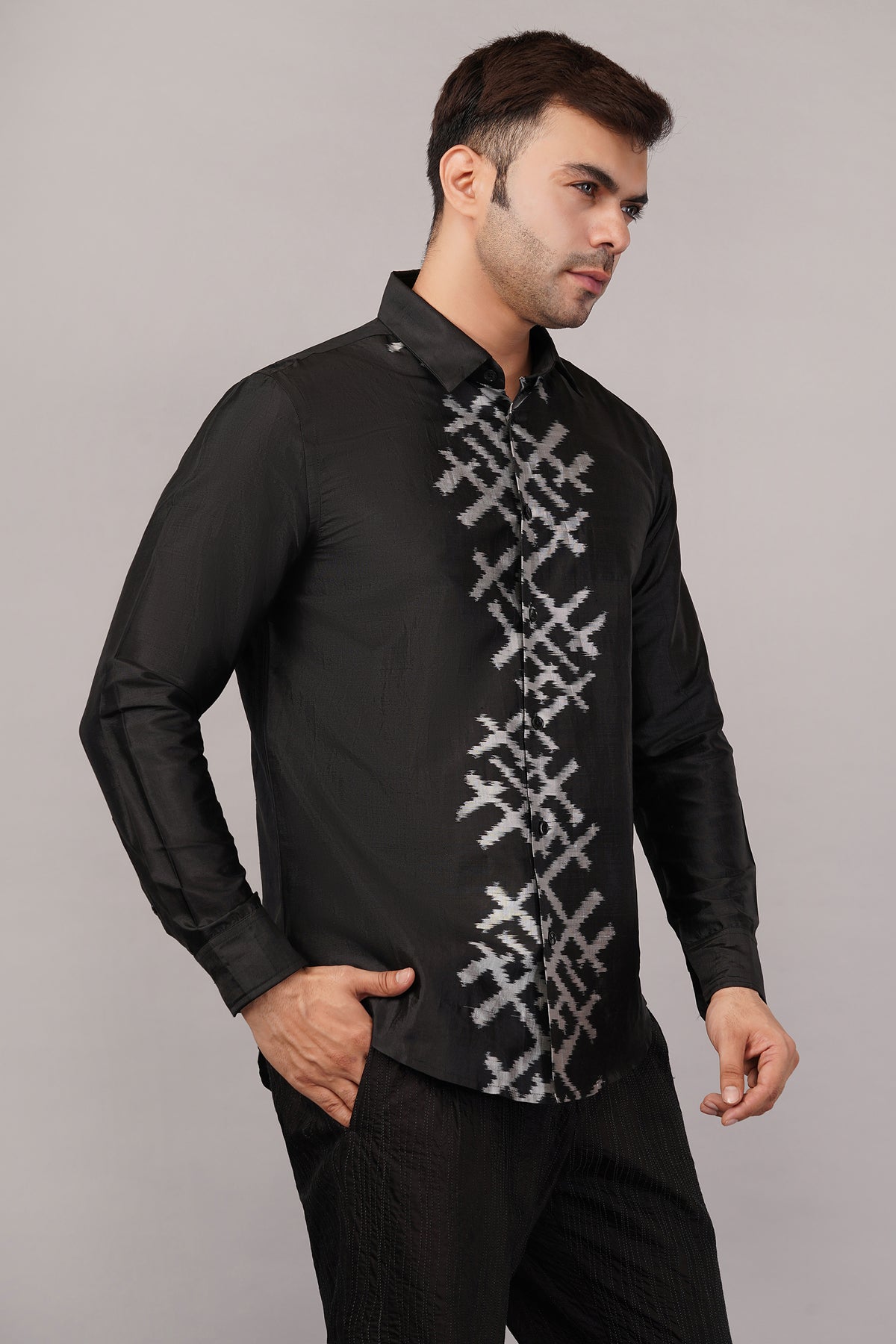 Lattice Ikat Shirt