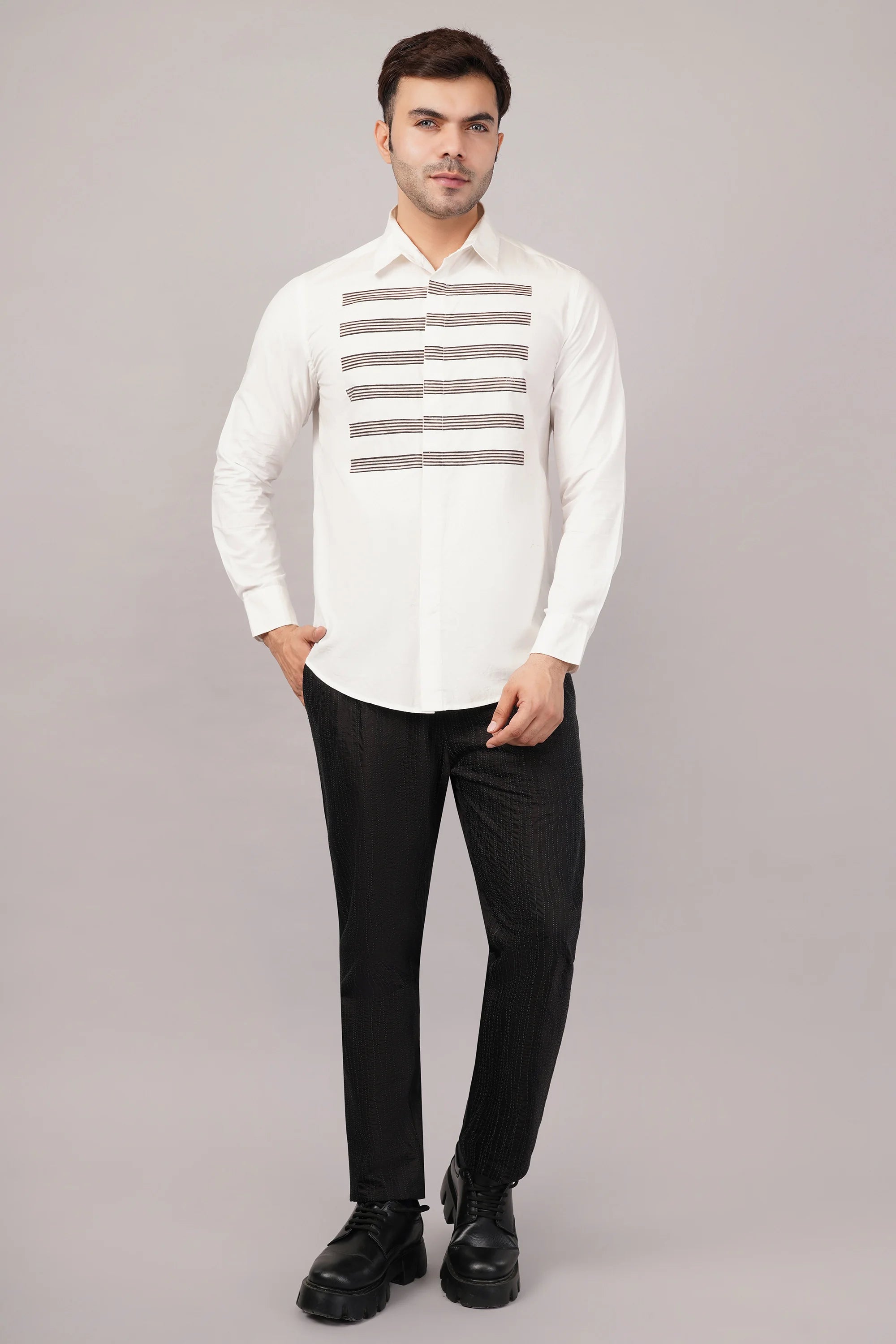 Stripe Yoke Shirt
