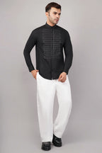 Dori Yoke Shirt Black