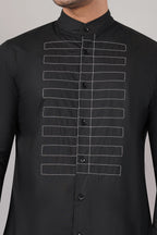 Dori Yoke Shirt Black