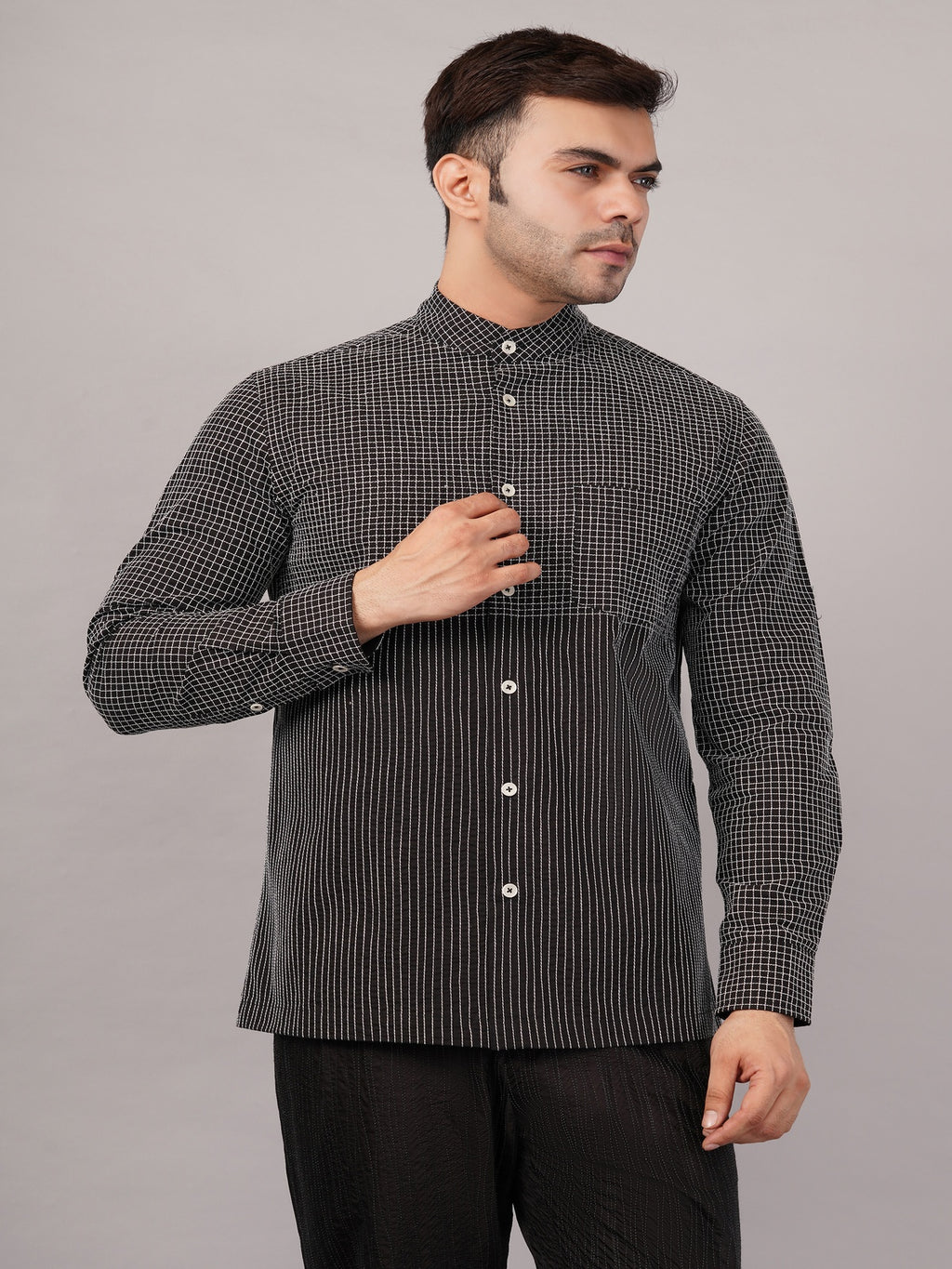 Check & Stripe Shirt