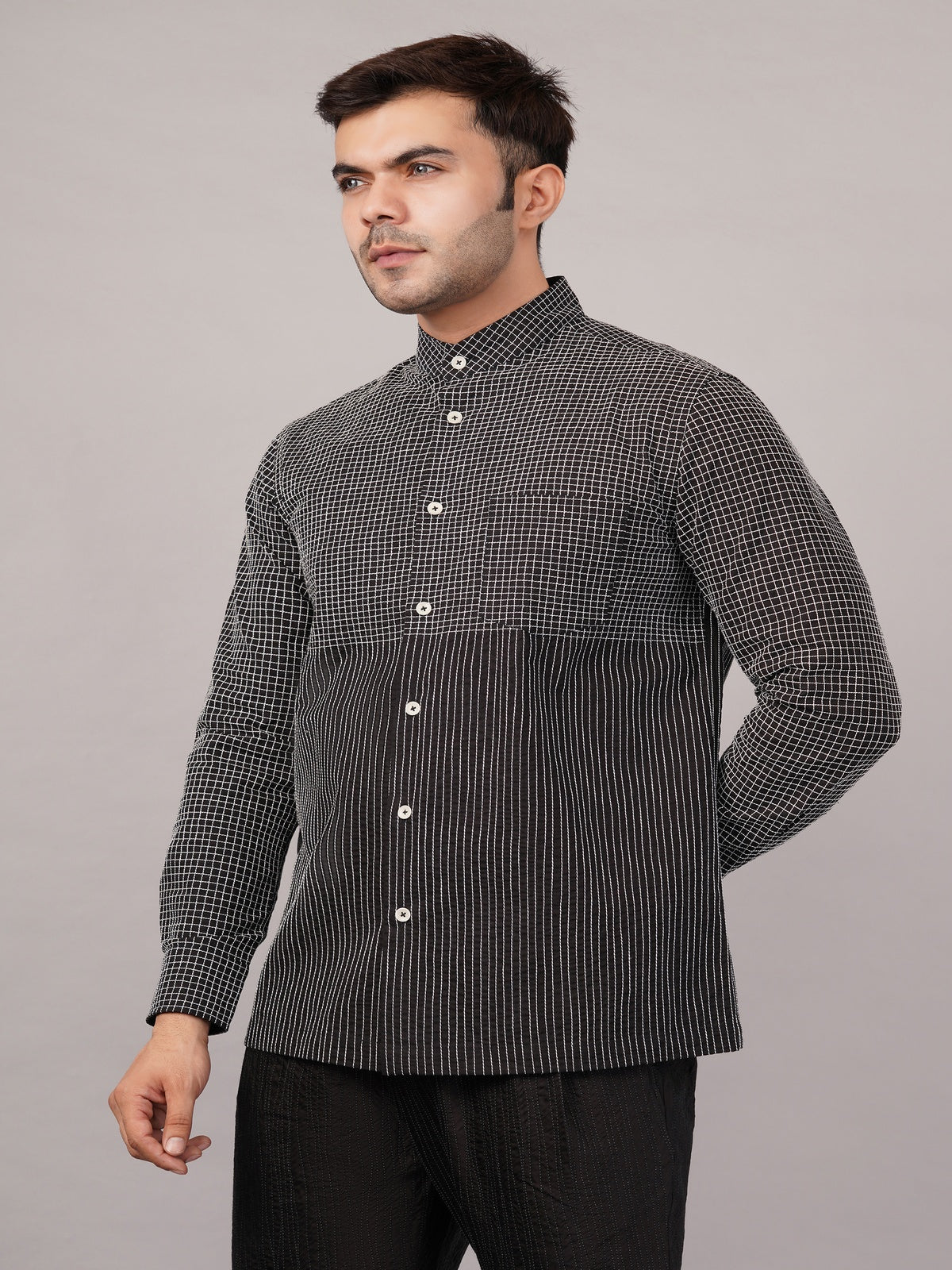 Check & Stripe Shirt