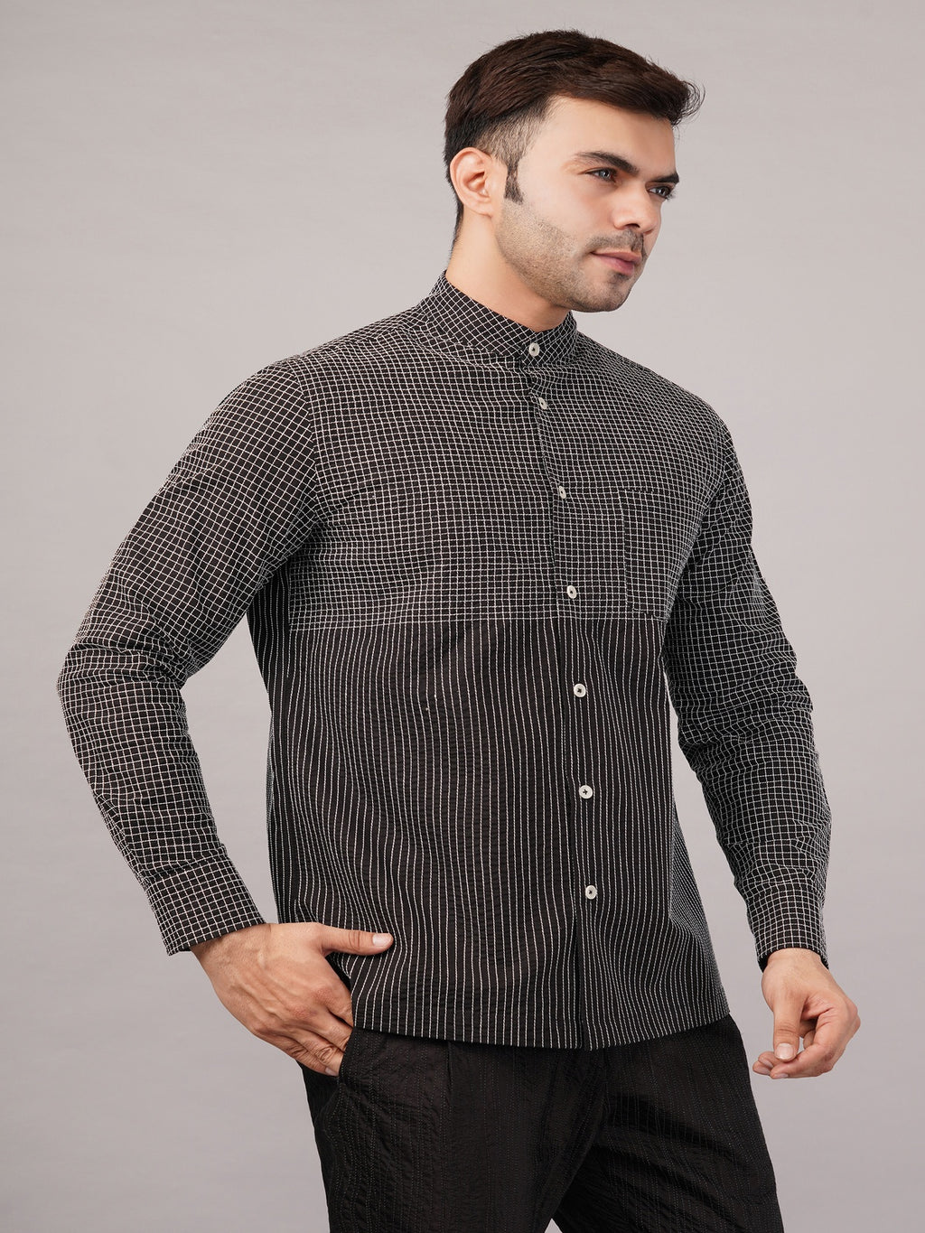 Check & Stripe Shirt