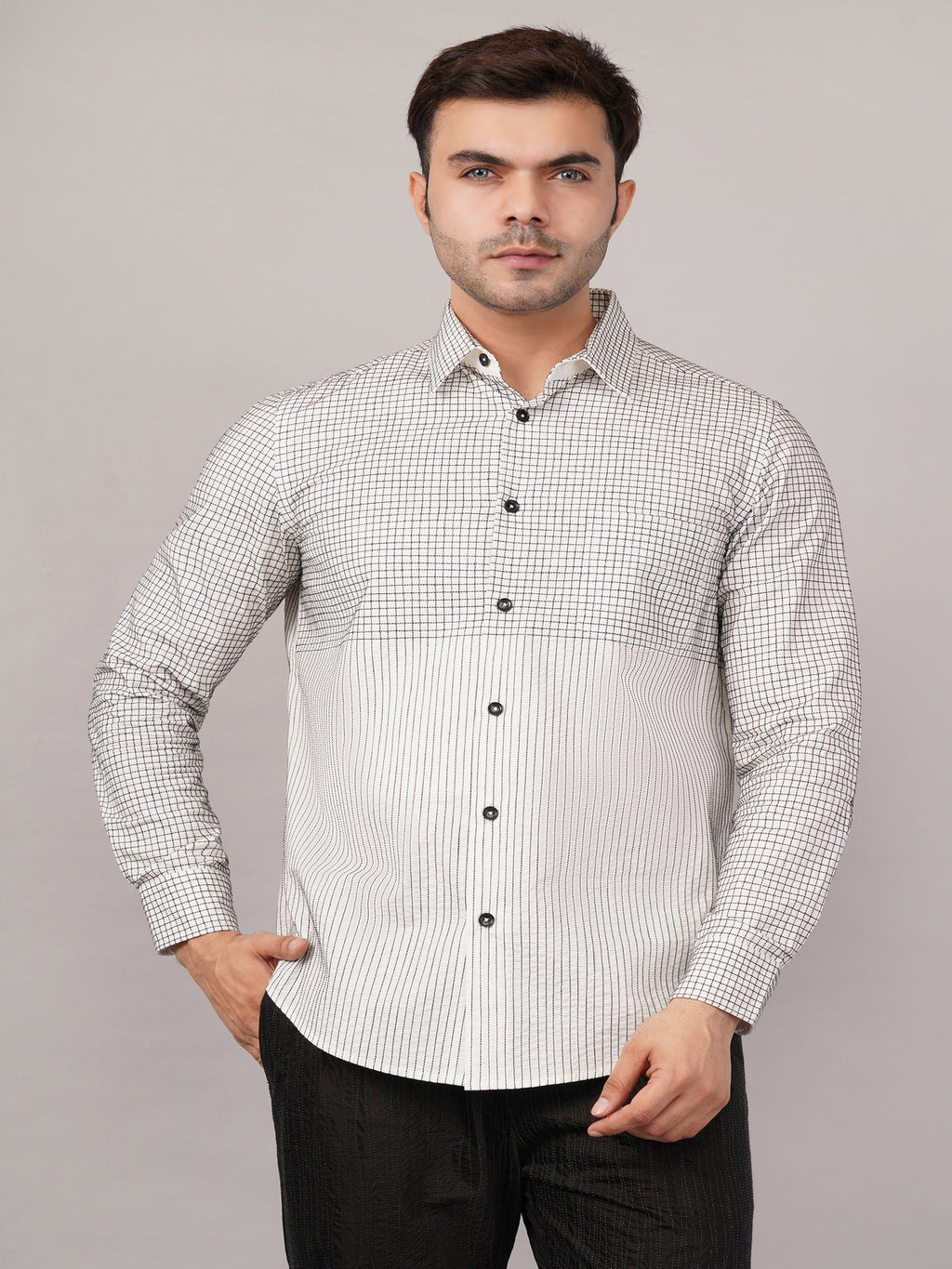 Check & Stripe Shirt