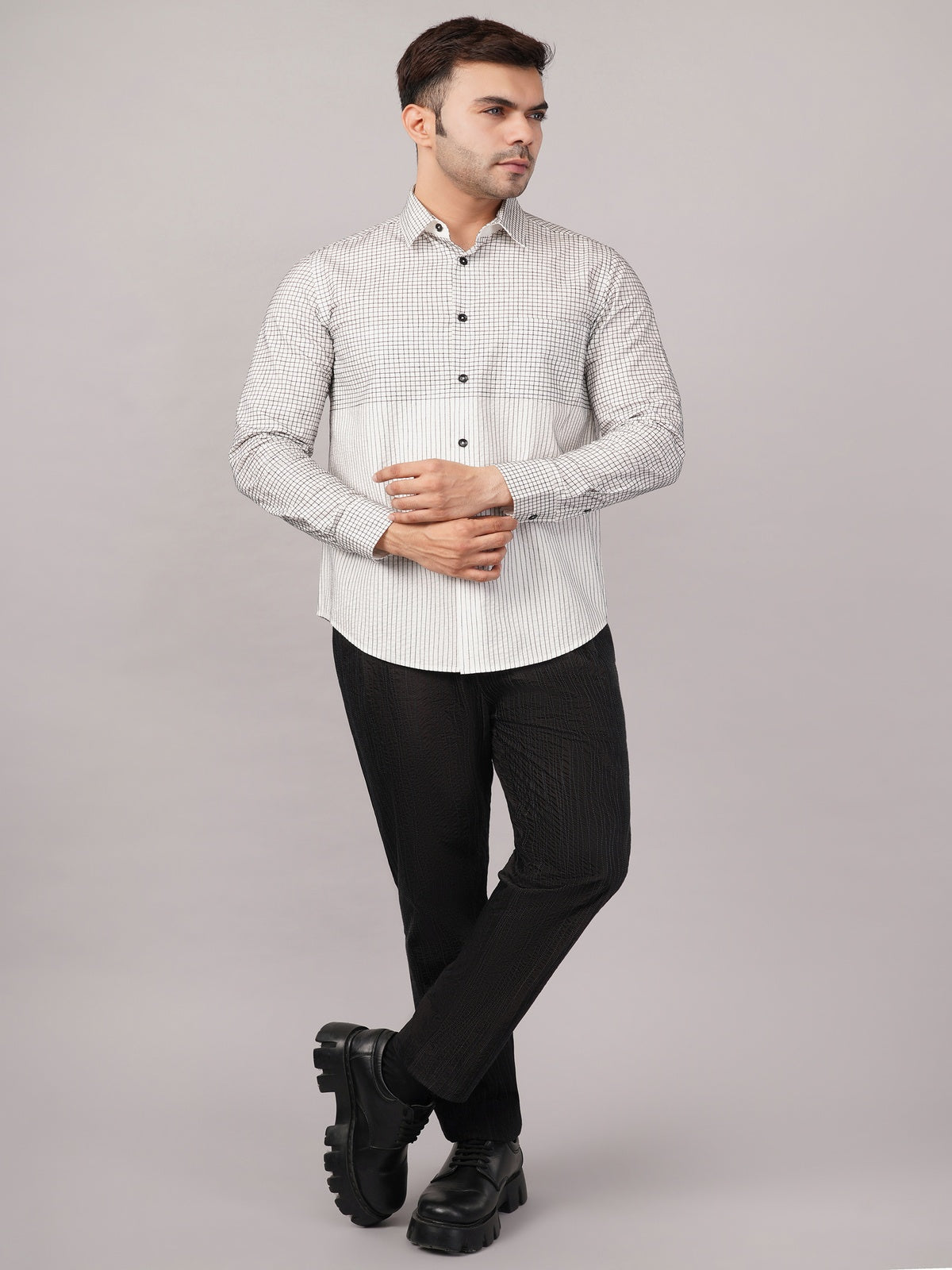 Check & Stripe Shirt