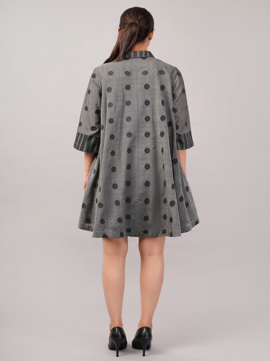 Dot Cutwork Dress