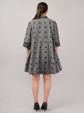 Dot Cutwork Dress