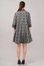Dot Cutwork Dress