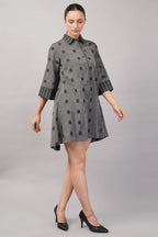 Dot Cutwork Dress