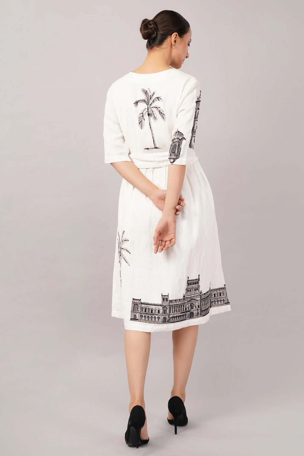 Architecture Print Dress