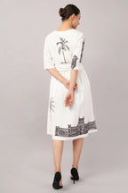 Architecture Print Dress