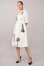 Architecture Print Dress