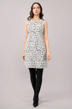 Aari Dot Dress Black & Ivory