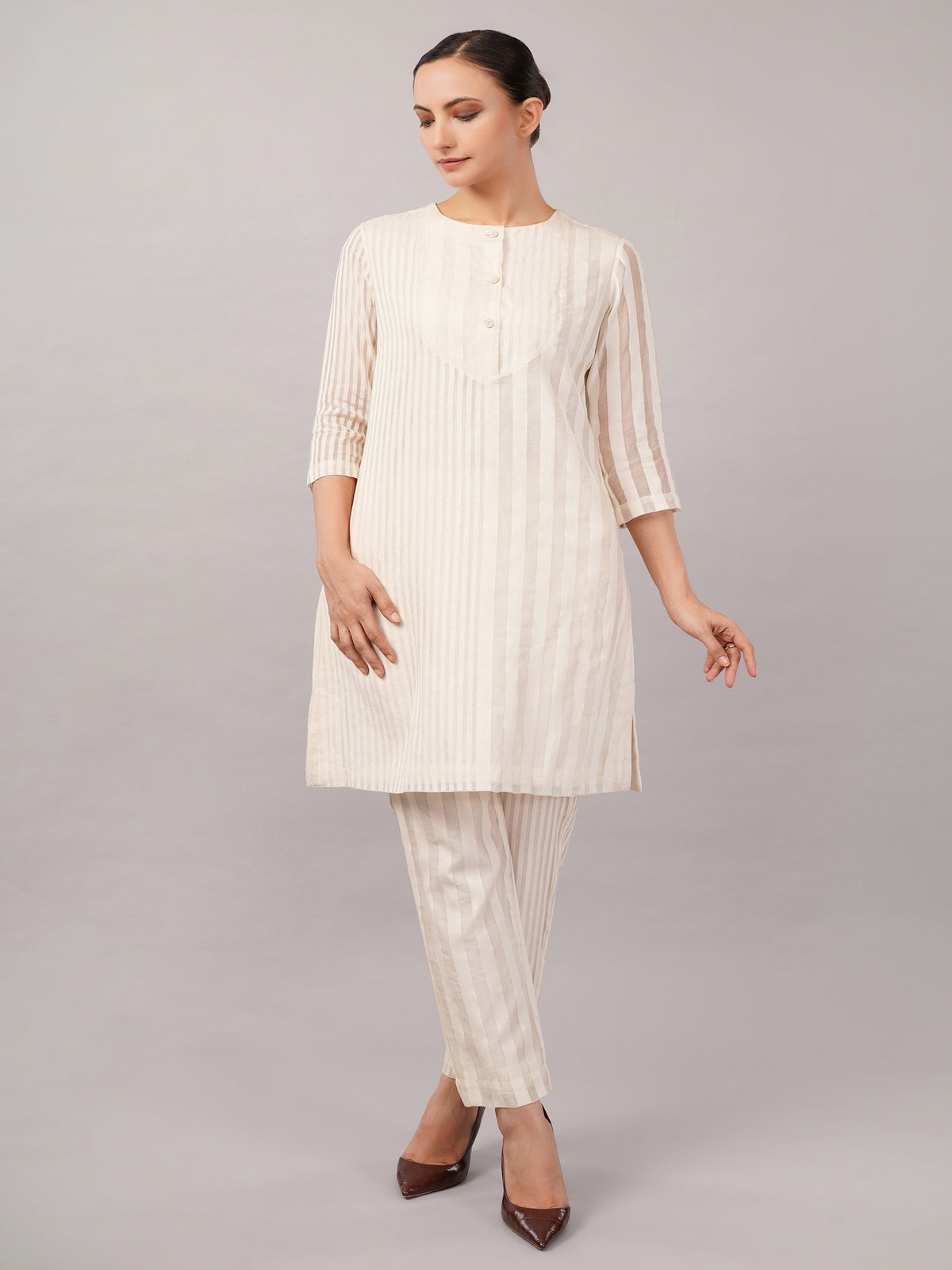 Maheswari Stripe Dress