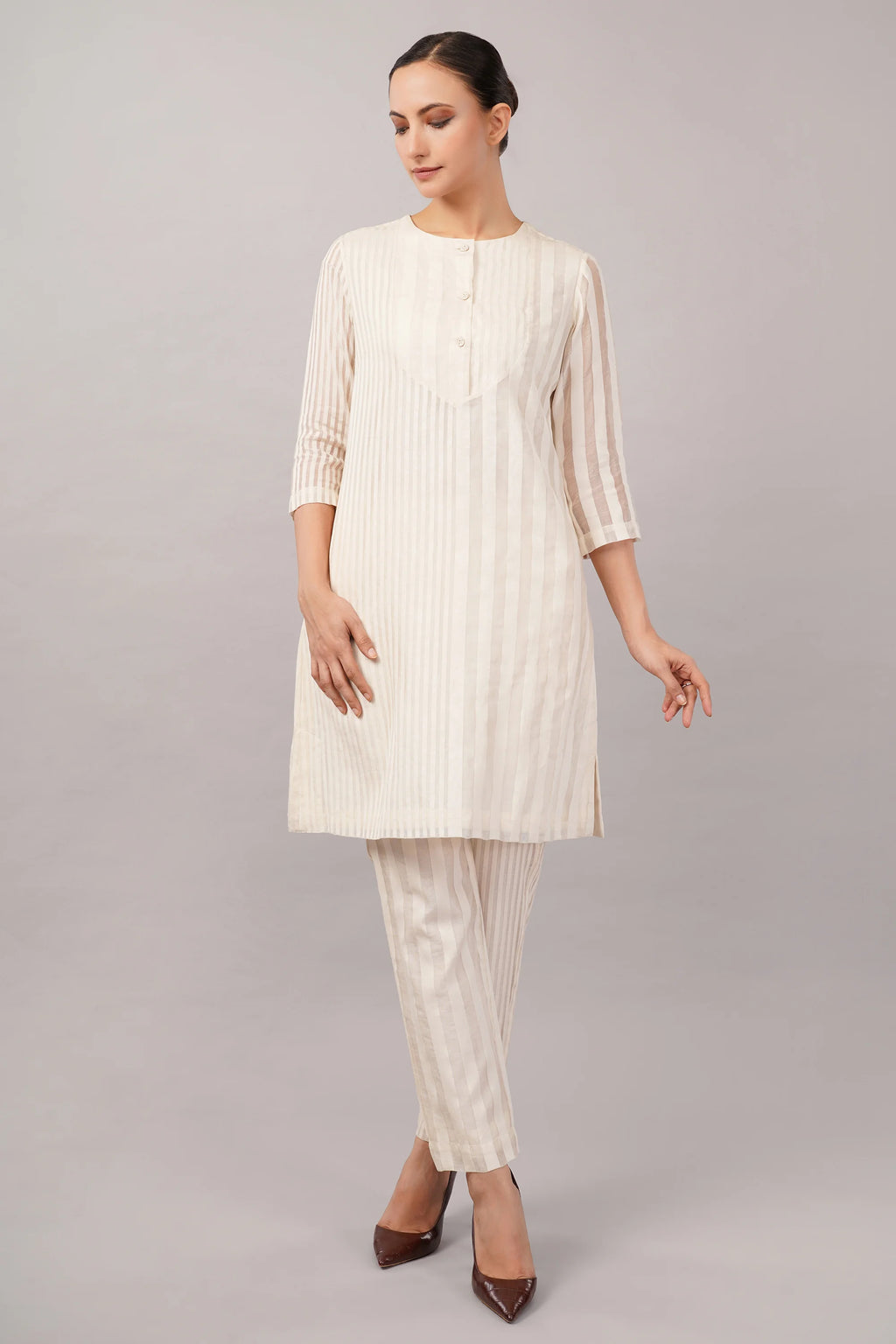 Maheswari Stripe Dress