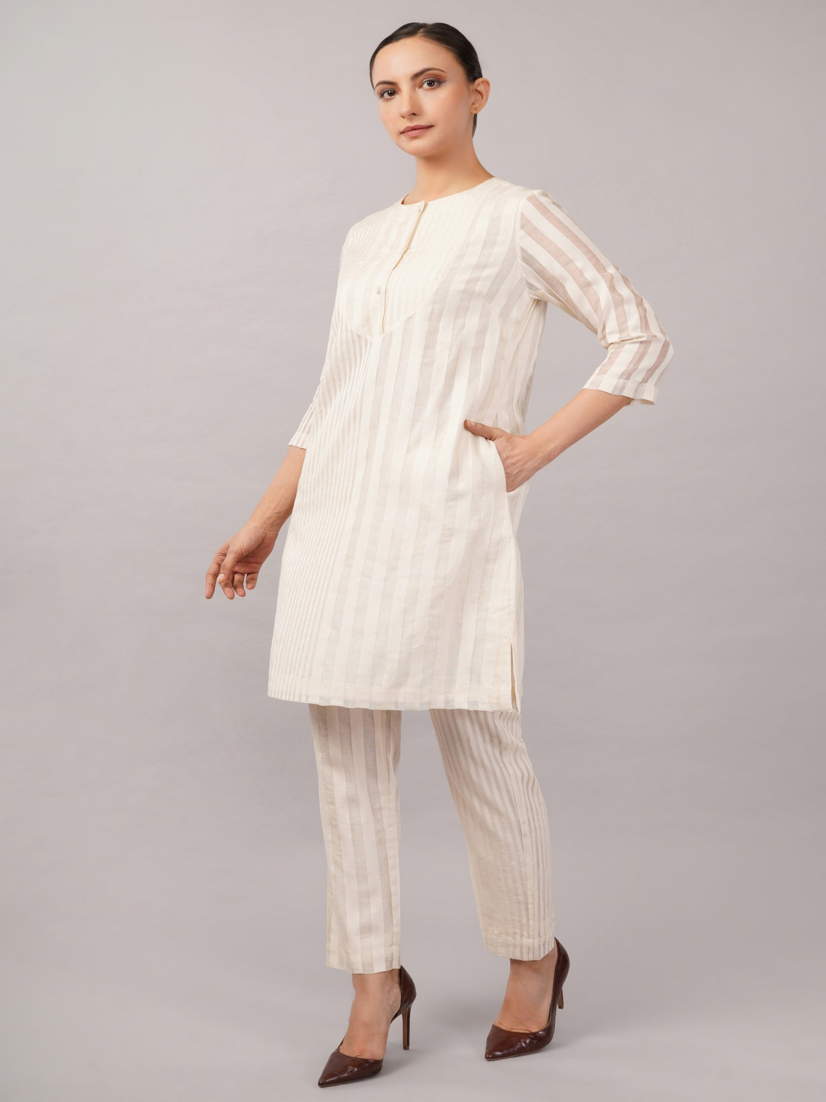 Maheswari Stripe Dress