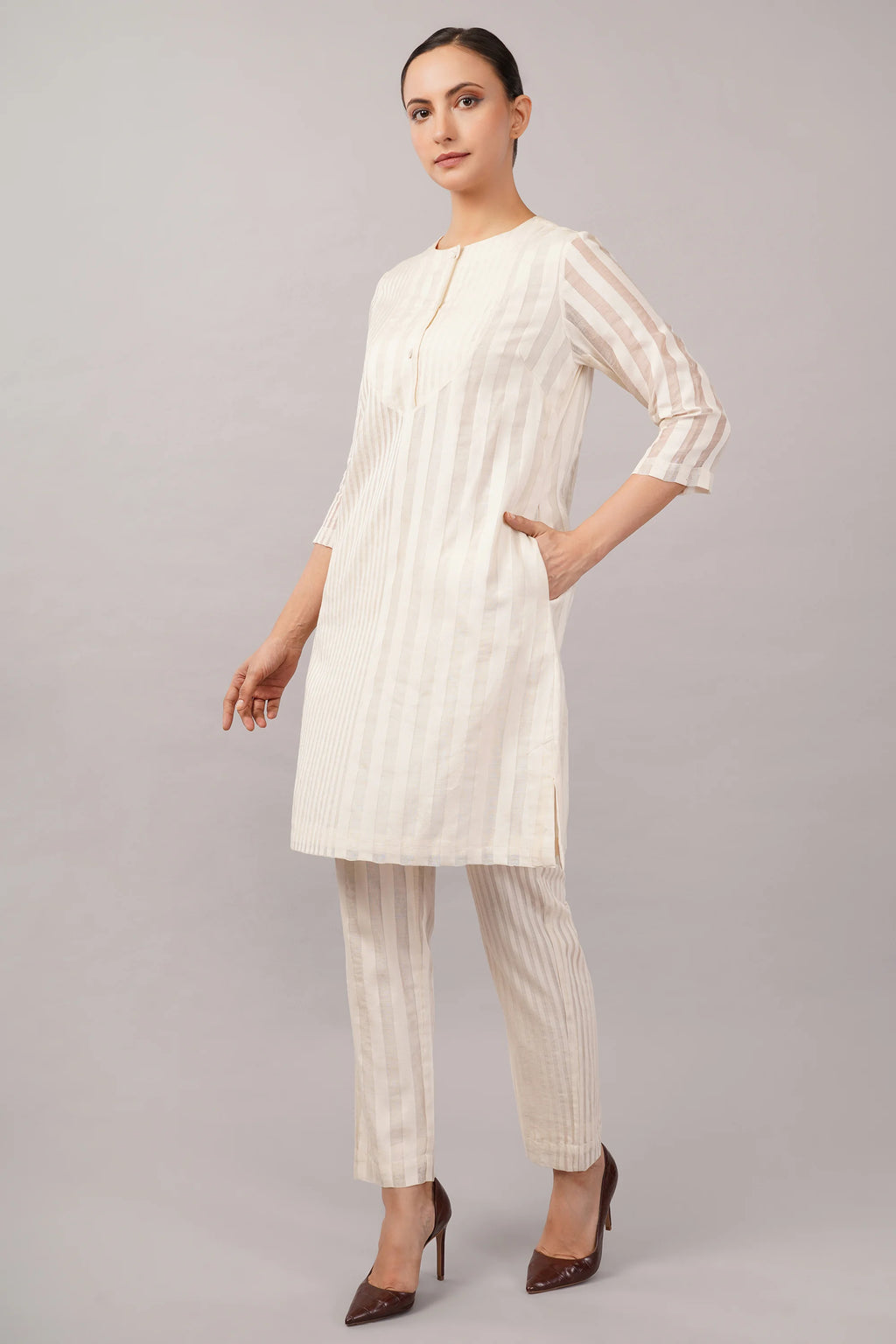 Maheswari Stripe Dress