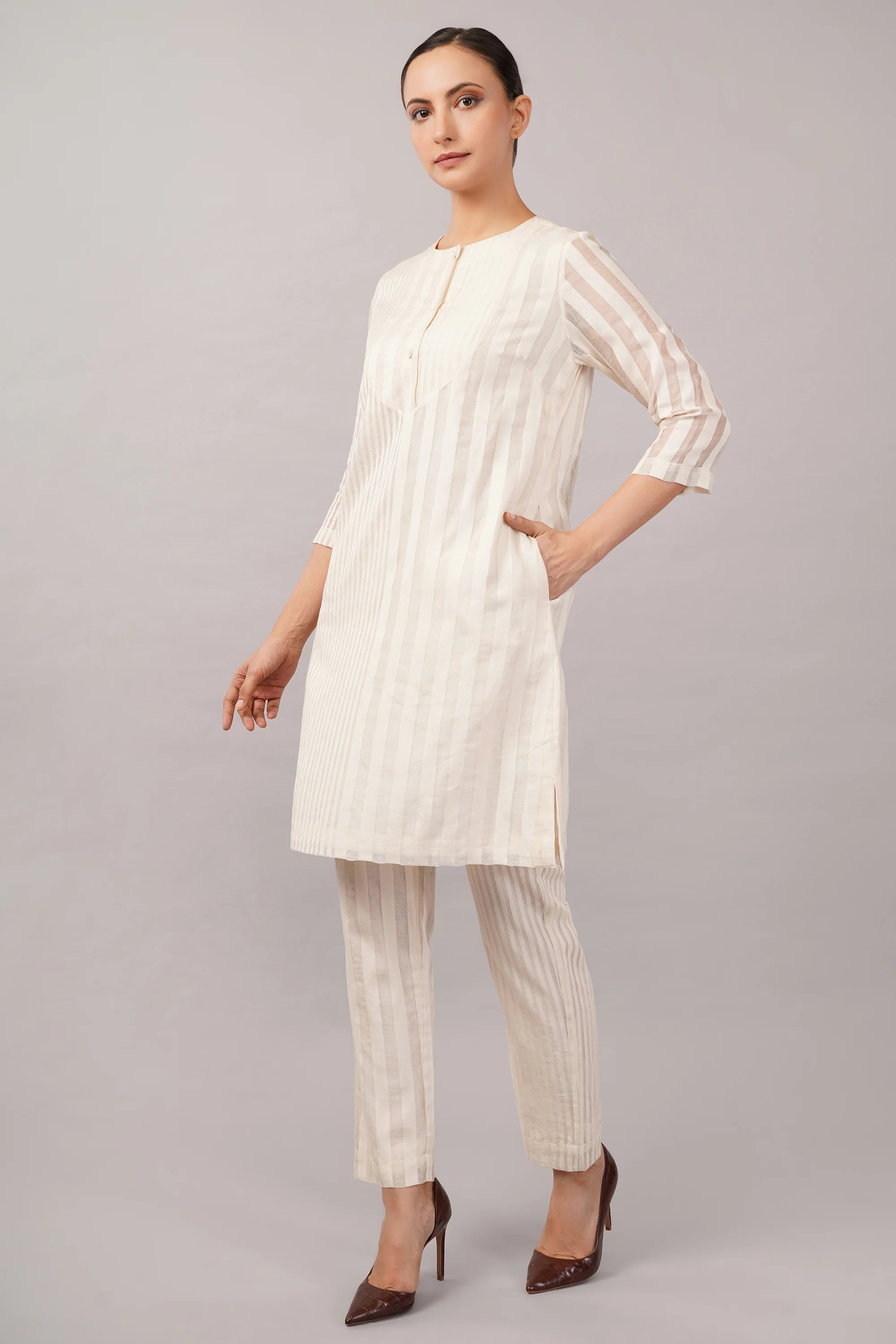Maheswari Stripe Dress