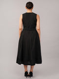 Pleated Stripes Dress