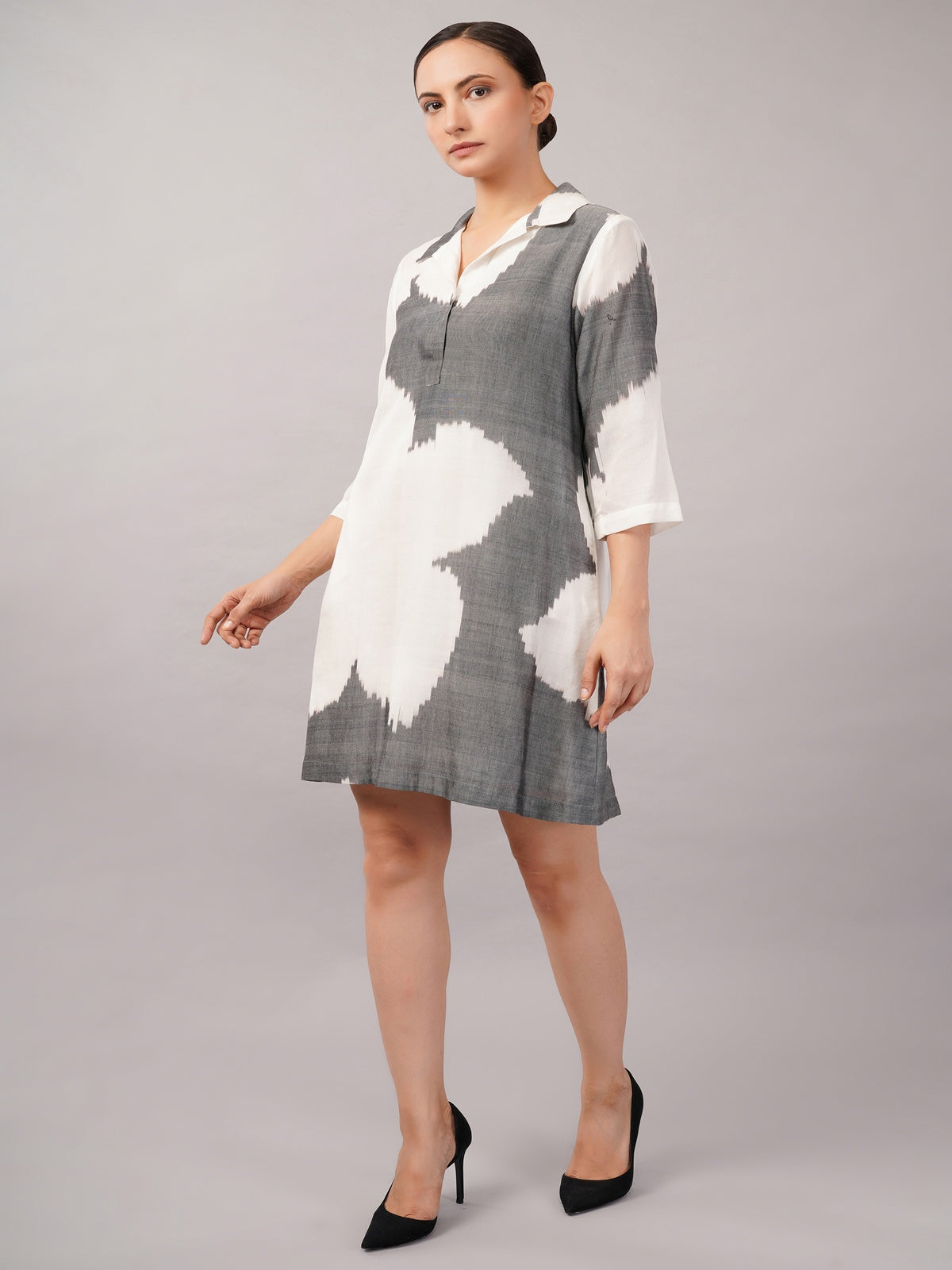 Ikat Flower Dress