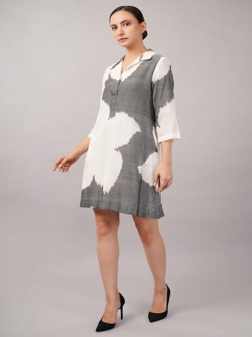Ikat Flower Dress