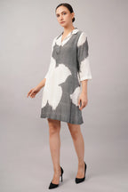 Ikat Flower Dress