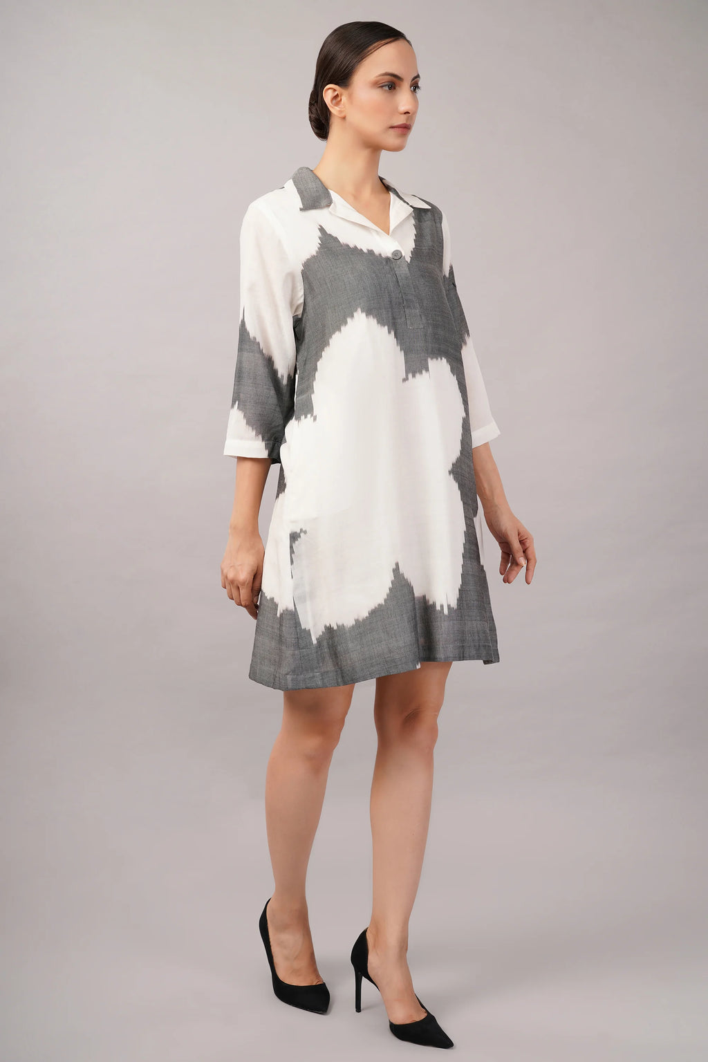 Ikat Flower Dress