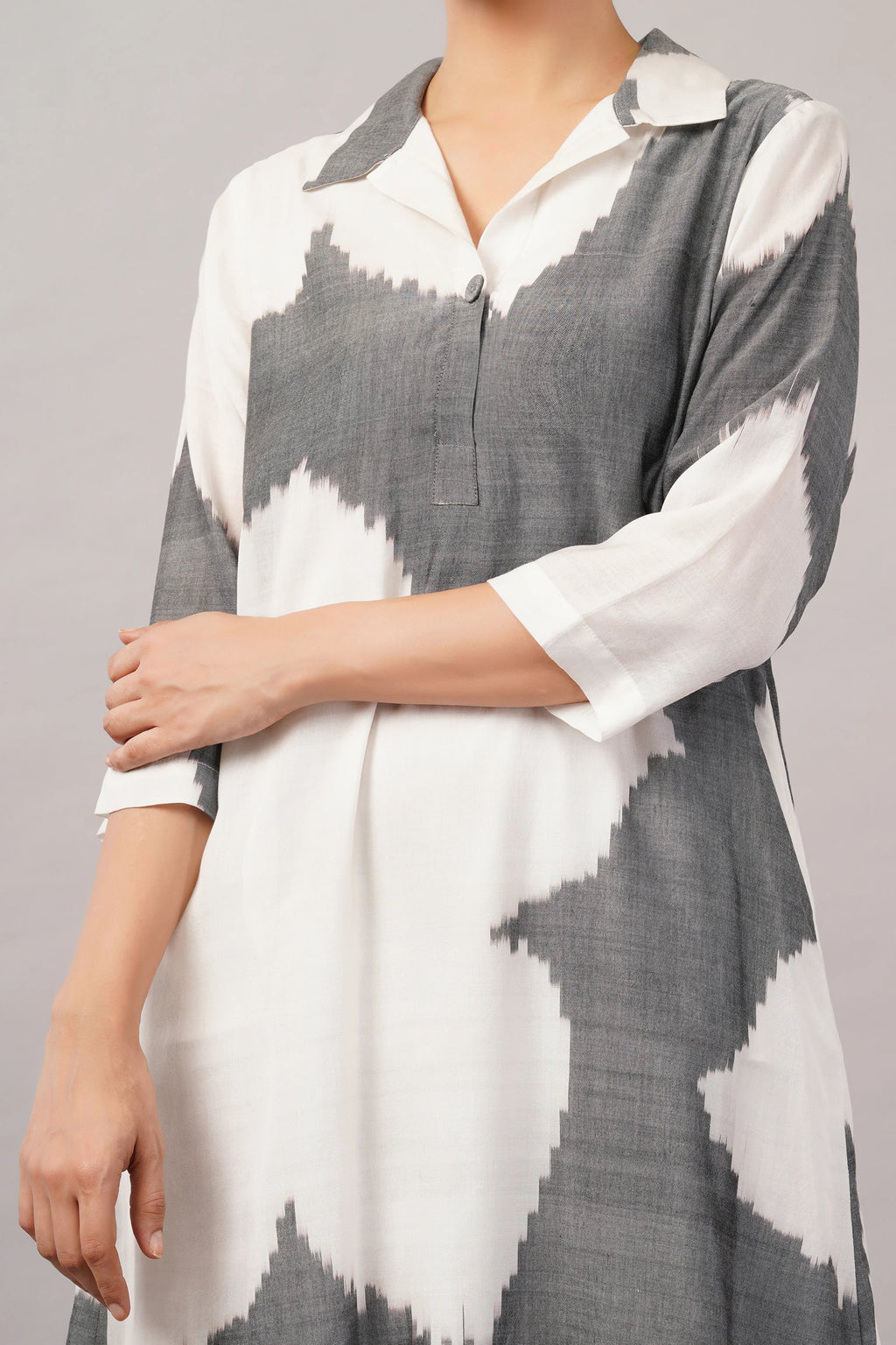 Ikat Flower Dress