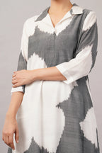 Ikat Flower Dress