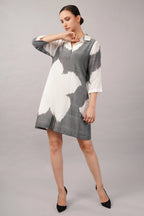 Ikat Flower Dress