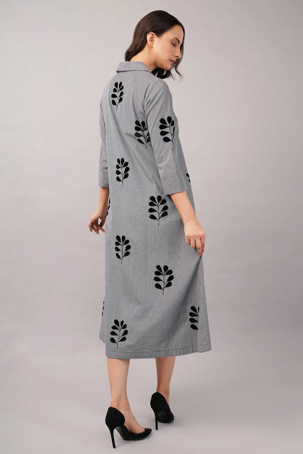 Velvet Buta Dress