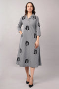 Velvet Buta Dress