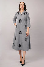 Velvet Buta Dress