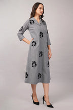 Velvet Buta Dress