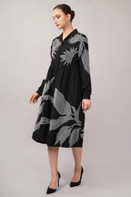 Leaf Applique Dress
