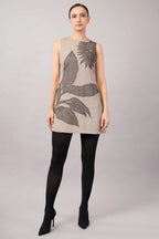 Leaf Applique Dress