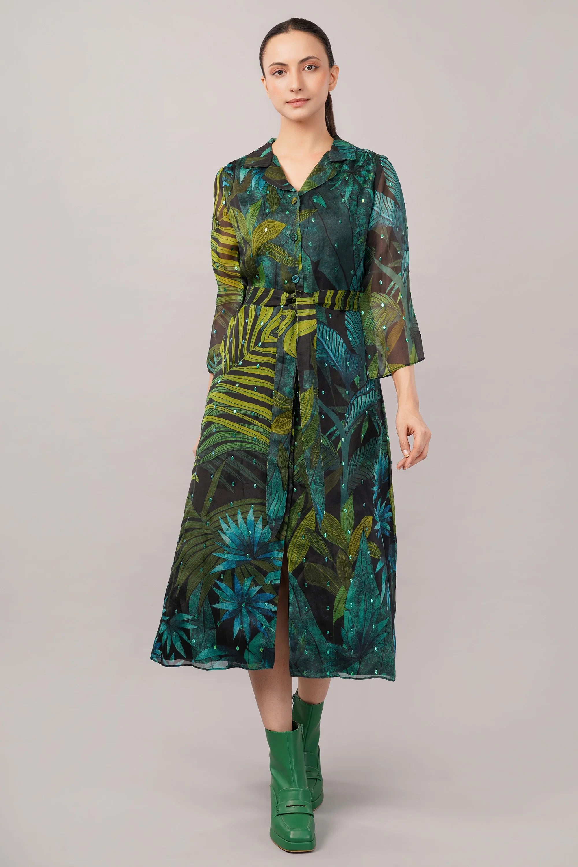 Jungle Organza Dress
