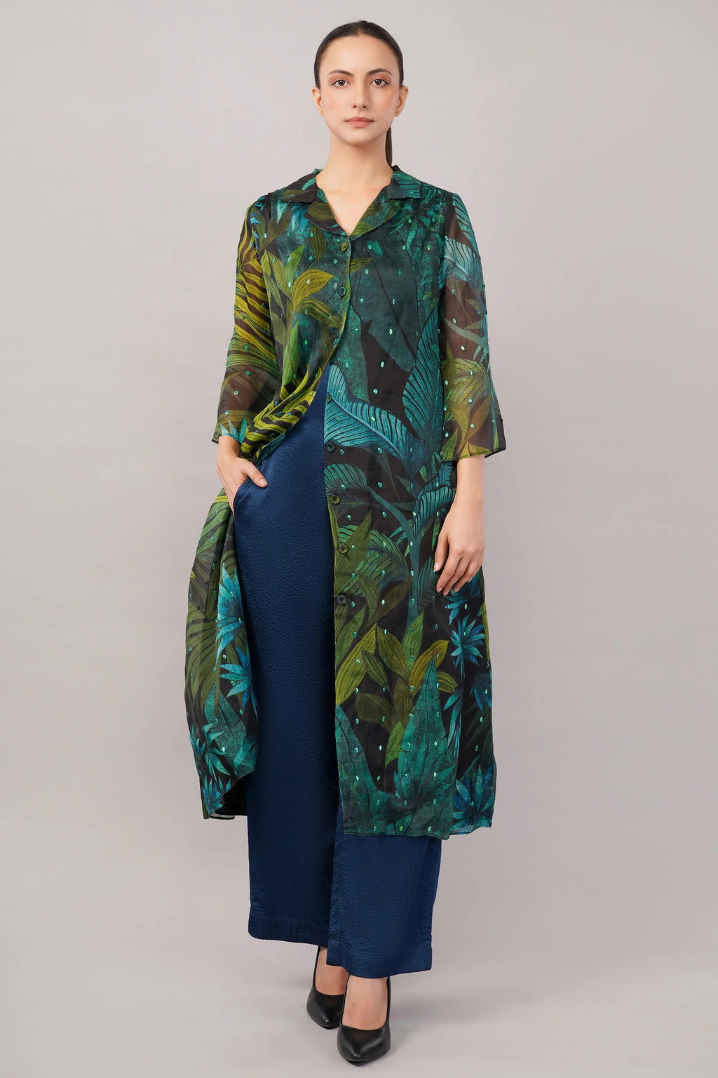 Jungle Organza Dress