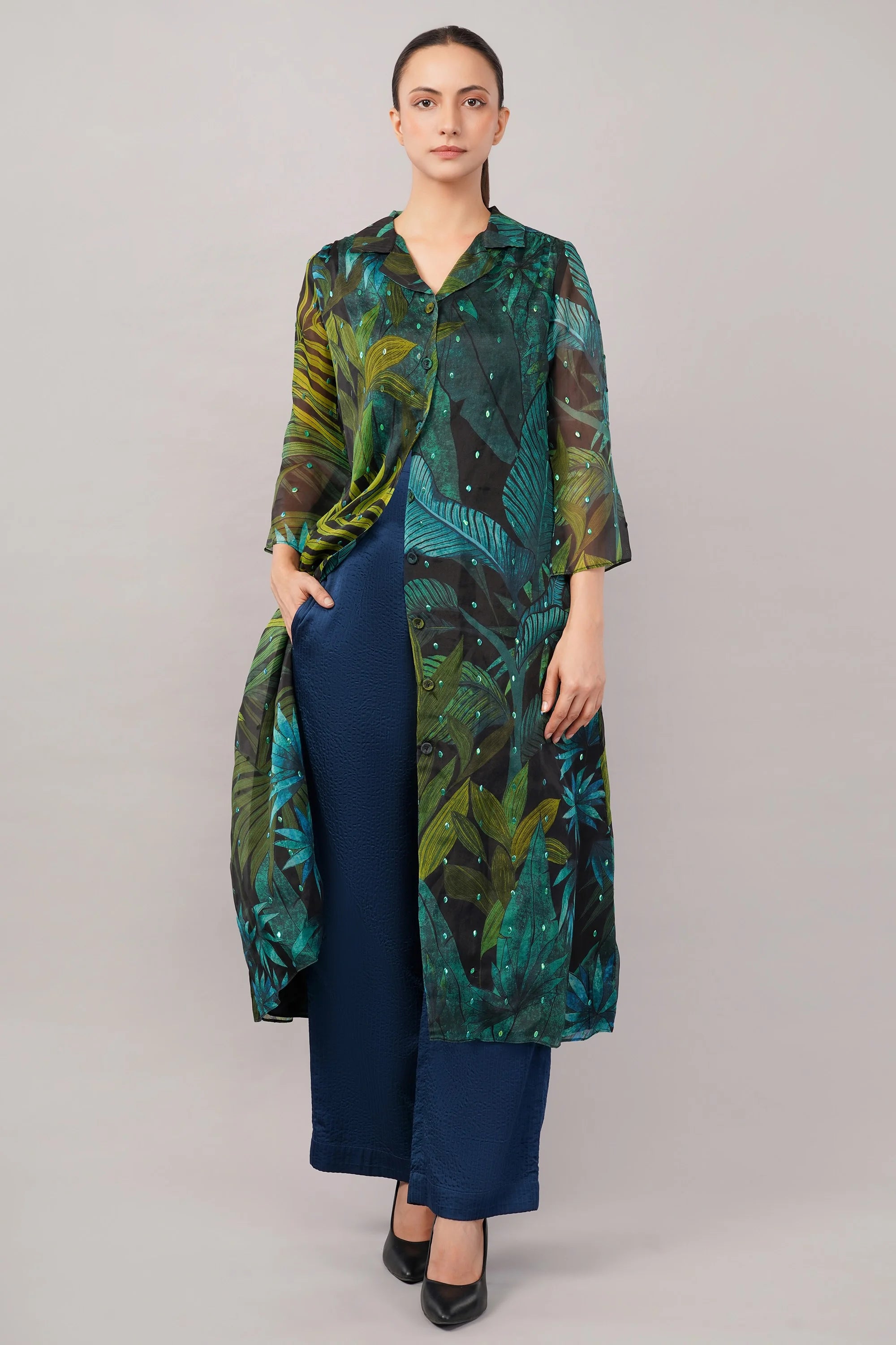 Jungle Organza Dress