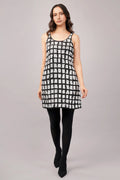 Sequinned Tiles Dress